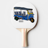 Raquette De Ping Pong Illustration Tuk tuk (Dos)