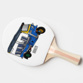 Raquette De Ping Pong Illustration Tuk tuk (Côté)