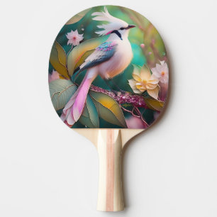 Raquette De Ping Pong Imaginaire blanc crêpé à queue blanche Jay