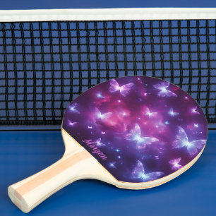 Raquette De Ping Pong Imaginaire papillon personnalisé