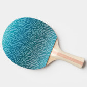 Raquette De Ping Pong Impression Aqua Ombre Zebra (Côté)