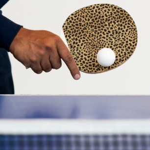 Raquette De Ping Pong Impression Cheetah