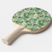 Raquette De Ping Pong Impression d'alligator vert (Devant Angle)