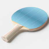 Raquette De Ping Pong Impression de ligne bleue (Devant Angle)