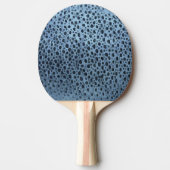 Raquette De Ping Pong Impression de poisson bleu et noir (Devant)