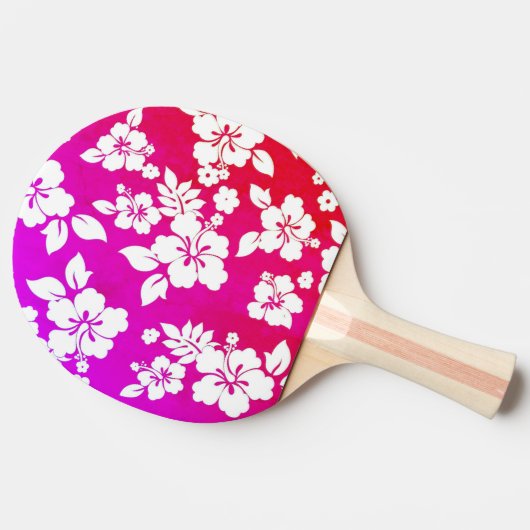 Raquette De Ping Pong Impression hawaïenne (Côté)