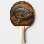 Raquette De Ping Pong Impression textuelle 3D Australian Murray Cod, (Devant)