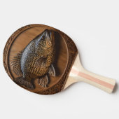 Raquette De Ping Pong Impression textuelle 3D Australian Murray Cod, (Côté)