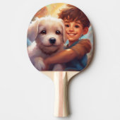 Raquette De Ping Pong Imprimer en arrière (Devant)