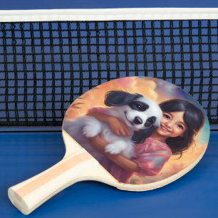 Raquette De Ping Pong Imprimer en arrière