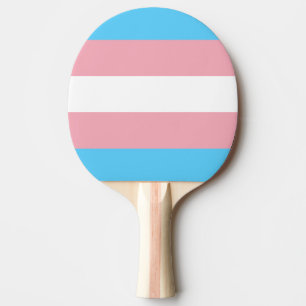 Raquette De Ping Pong Indicateur de fierté transgenre
