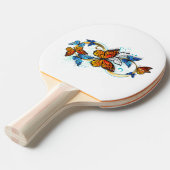 Raquette De Ping Pong Infinité de papillons monarques (Devant Angle)