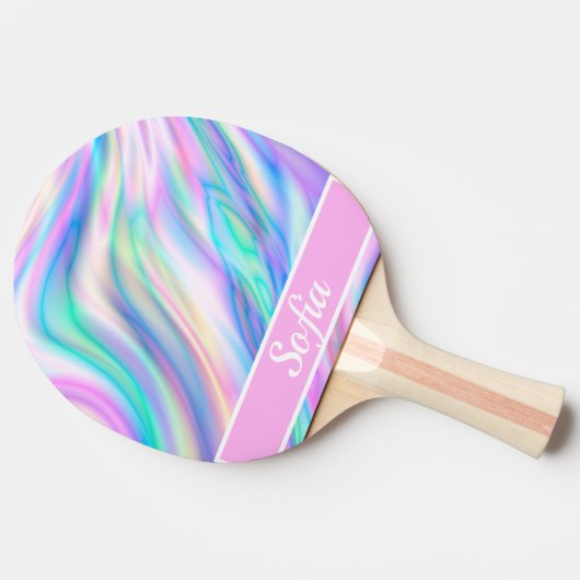 Raquette De Ping Pong Iridescente (Côté)