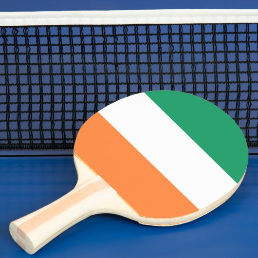 Raquette De Ping Pong Irlande National Flag, standard irlandais, bannièr (Insitu)