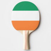 Raquette De Ping Pong Irlande National Flag, standard irlandais, bannièr (Devant)