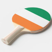 Raquette De Ping Pong Irlande National Flag, standard irlandais, bannièr (Devant Angle)