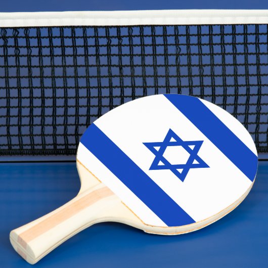Raquette De Ping Pong Israël drapeau patriotique moderne (Insitu)