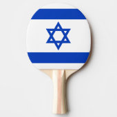 Raquette De Ping Pong Israël drapeau patriotique moderne (Devant)