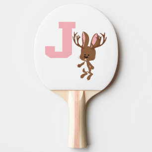 Raquette De Ping Pong J est pour Jackalope
