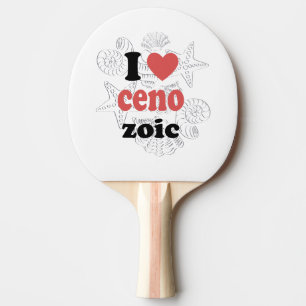Raquette De Ping Pong J'aime Cénozoïque drôle de citation pour les scien