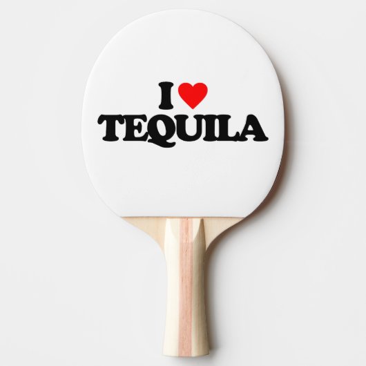 RAQUETTE DE PING PONG J'AIME LA TEQUILA (Devant)