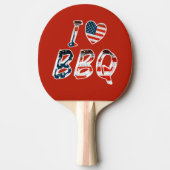 Raquette De Ping Pong J'aime le barbecue (Devant)