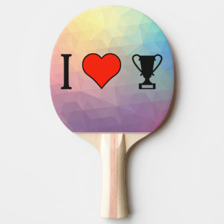 Raquette De Ping Pong J'aime obtenir des trophées