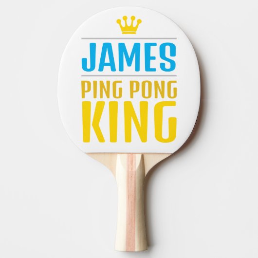 Raquette De Ping Pong James (Devant)