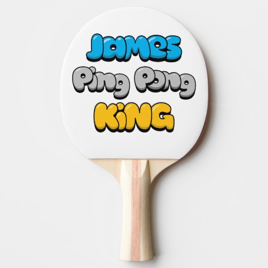 Raquette De Ping Pong James Ping Pong King (Devant)