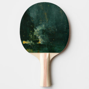 Raquette De Ping Pong James Whistler - Nocturne en noir et or