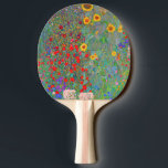 Raquette De Ping Pong Jardin agricole de Gustav Klimt avec tournesols<br><div class="desc">Jardin agricole de Gustav Klimt avec Paddle Ping Ping Sunflowers.</div>