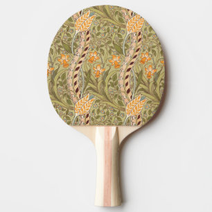 Raquette De Ping Pong Jardin de jonquilles William Morris Fleur Classiqu