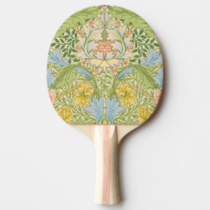 Raquette De Ping Pong Jardin de myrte de William Morris Floral Classique