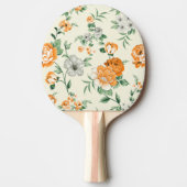 Raquette De Ping Pong Jardin Jaune doux motif floral (Devant)