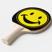 Raquette De Ping Pong Jaune amusant + votre dos. & idées (Devant Angle)