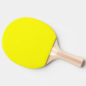Raquette De Ping Pong Jaune clair (couleur solide)  (Côté)