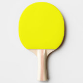 Raquette De Ping Pong Jaune Néon Uni (Dos)