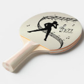 Raquette De Ping Pong Jazz Dance Golden Music Ping Pong Paddle (Devant Angle)