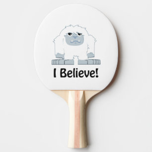 Raquette De Ping Pong Je Crois ! Cute Yeti