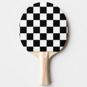 Raquette De Ping Pong Je saigne emballant la coutume Checkered blanche (Devant)