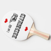 Raquette De Ping Pong Je suis sa servante (Côté)