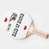 Raquette De Ping Pong Je suis sa servante d'honneur (Côté)