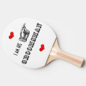 Raquette De Ping Pong Je suis SON M. Groomsman (Côté)