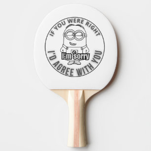 Raquette De Ping Pong Je suis soory