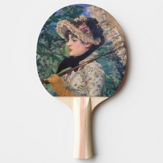 Raquette De Ping Pong Jeanne (Printemps) Par Édouard Manet (Devant)
