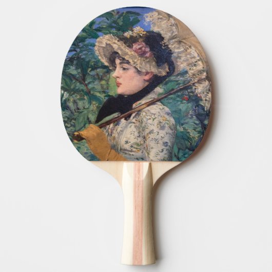 Raquette De Ping Pong Jeanne (Printemps) Par Édouard Manet (Devant)