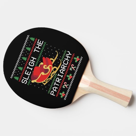 Raquette De Ping Pong Jetez Le Patriarcat I (Côté)