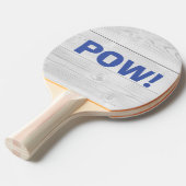Raquette De Ping Pong Jeu de bois rustique amusant (Devant Angle)