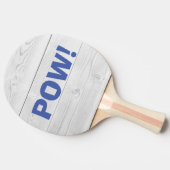 Raquette De Ping Pong Jeu de bois rustique amusant (Côté)
