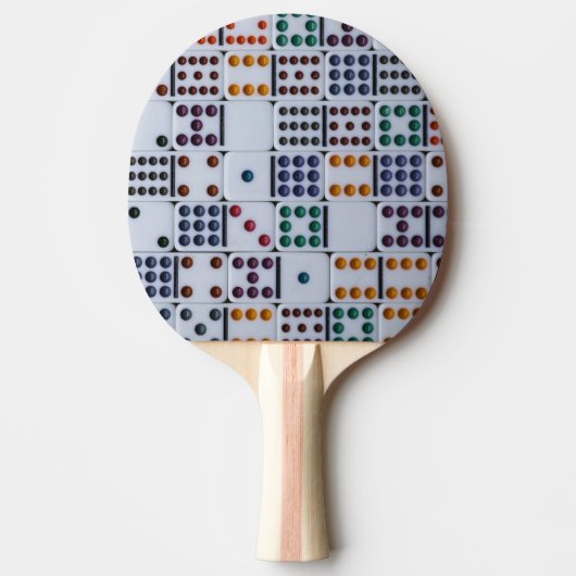 Raquette De Ping Pong Jeu de Dominos (Devant)